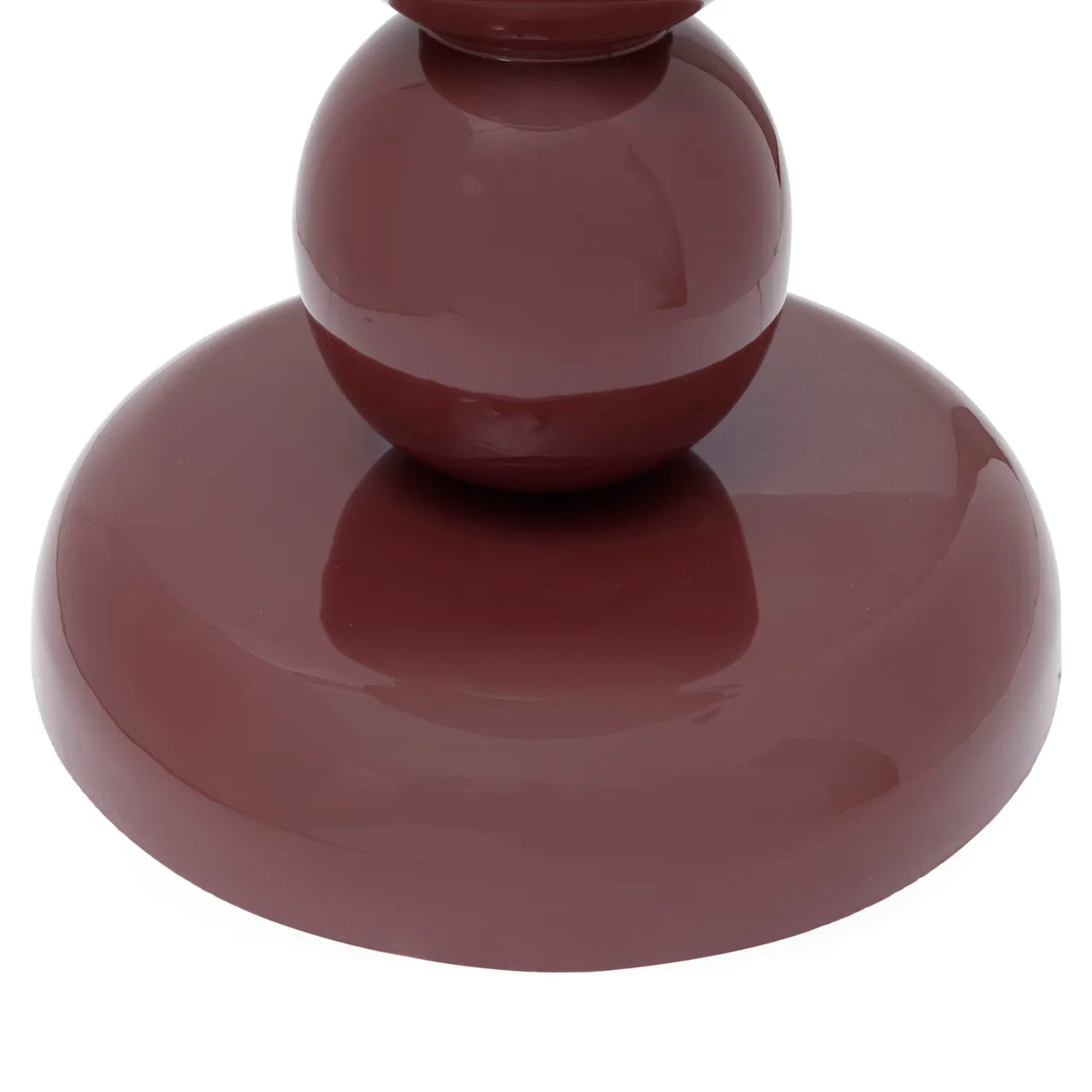 Richmond Interiors Reid Burgundy Side Table