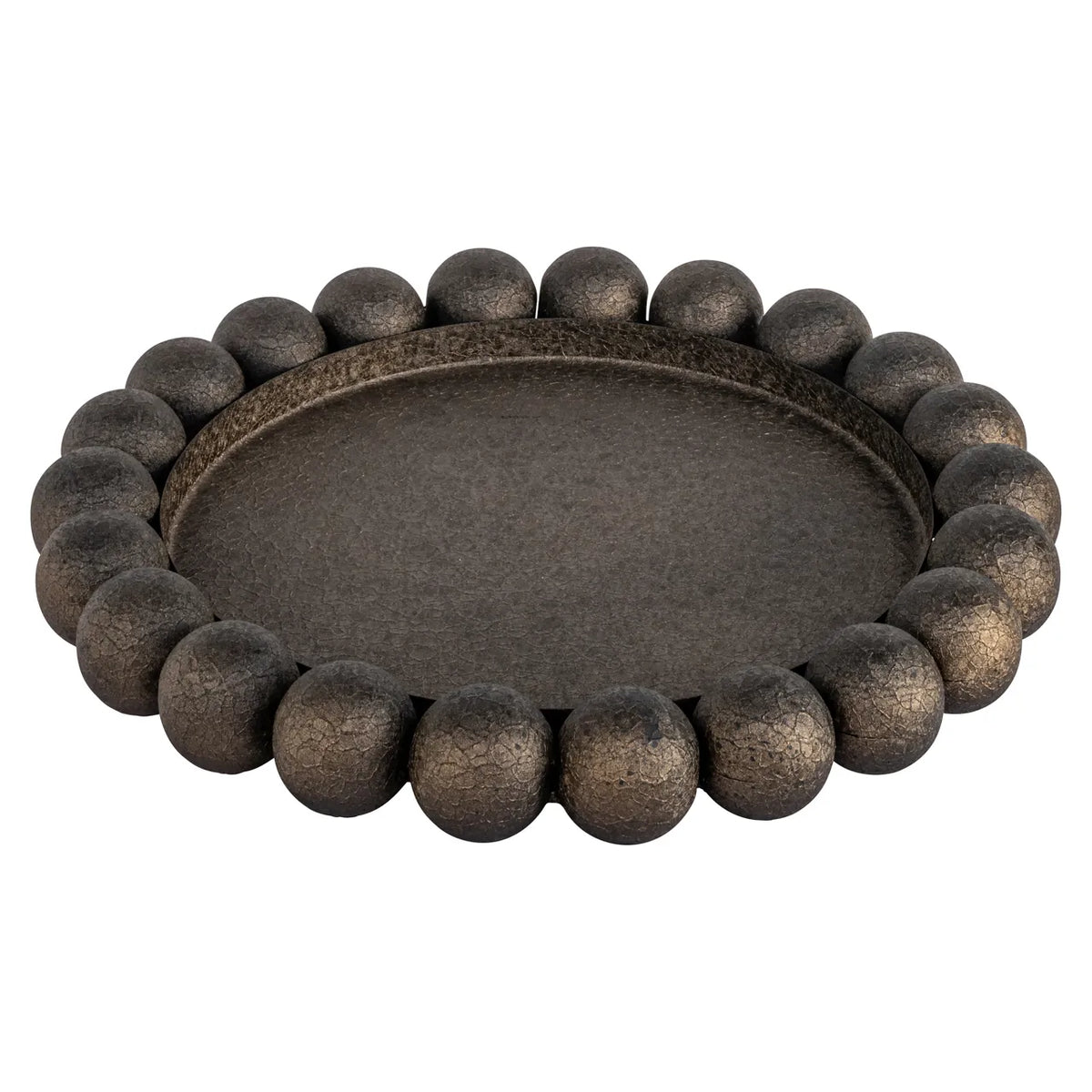 Richmond Interiors Marlow Antique Brass Tray