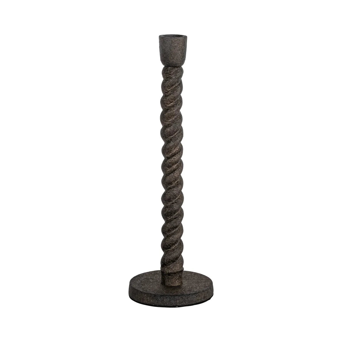 Richmond Interiors Milena Antique Brass Candle Holder Small