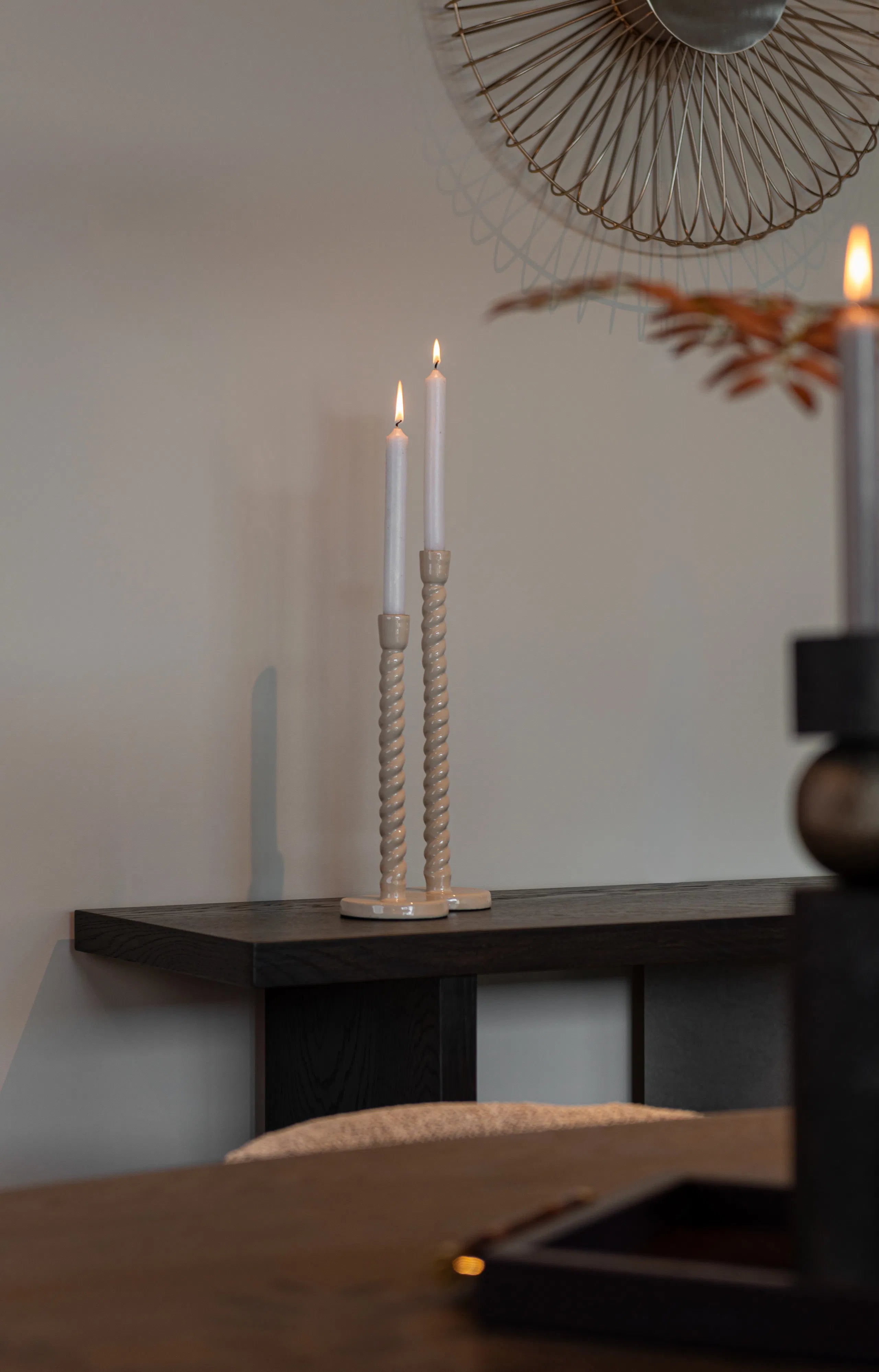 Richmond Interiors Nena Tapioca Candle Holder Large