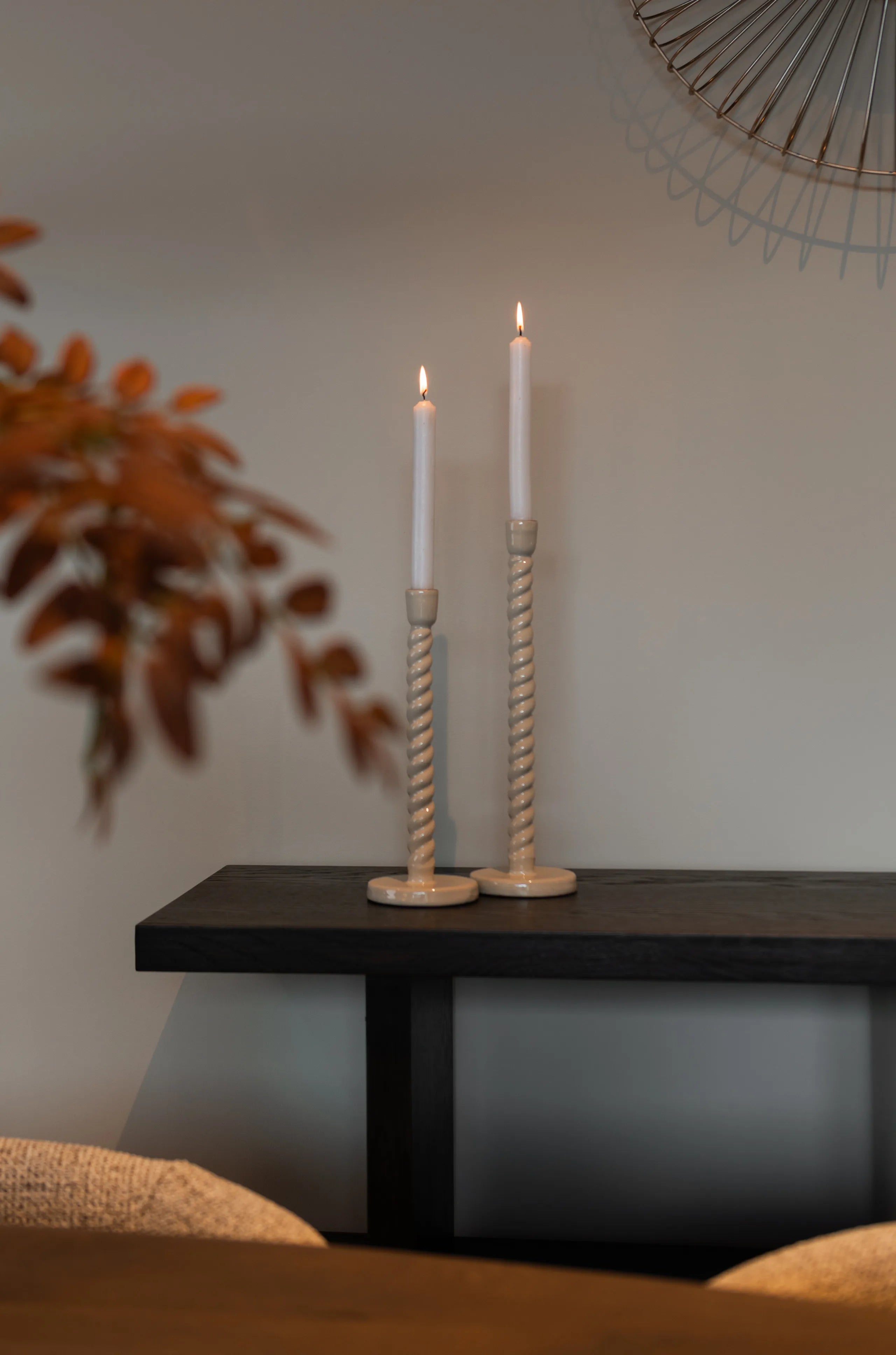 Richmond Interiors Nena Tapioca Candle Holder Large