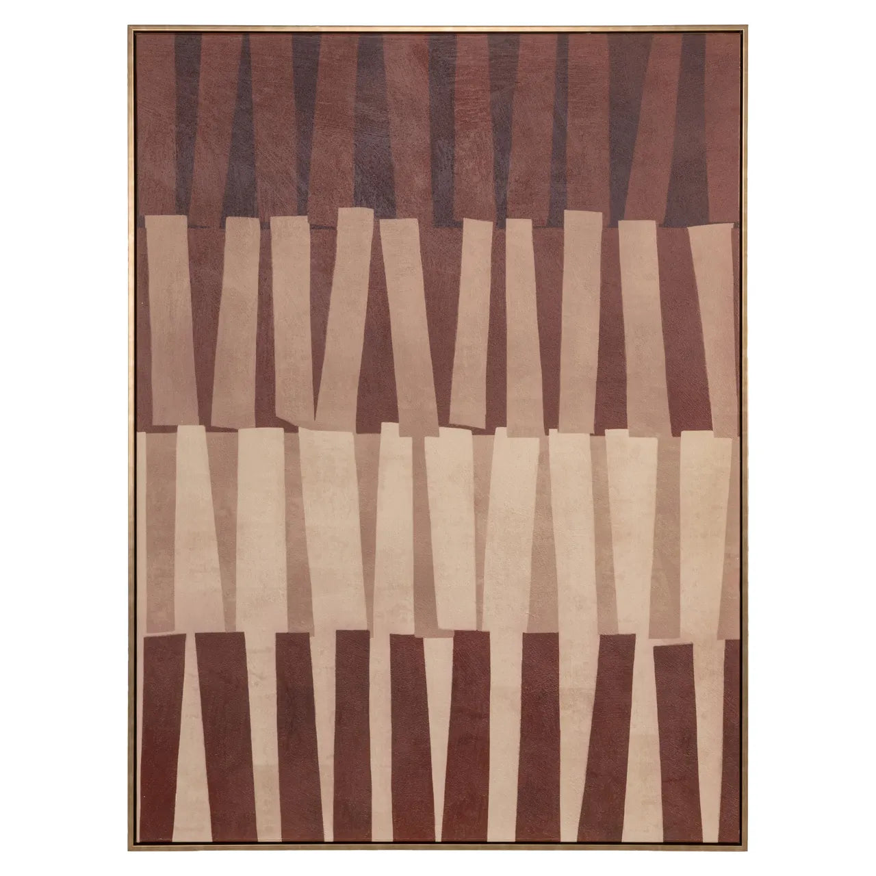 Richmond Interiors Voga Brown Canvas Wall Art