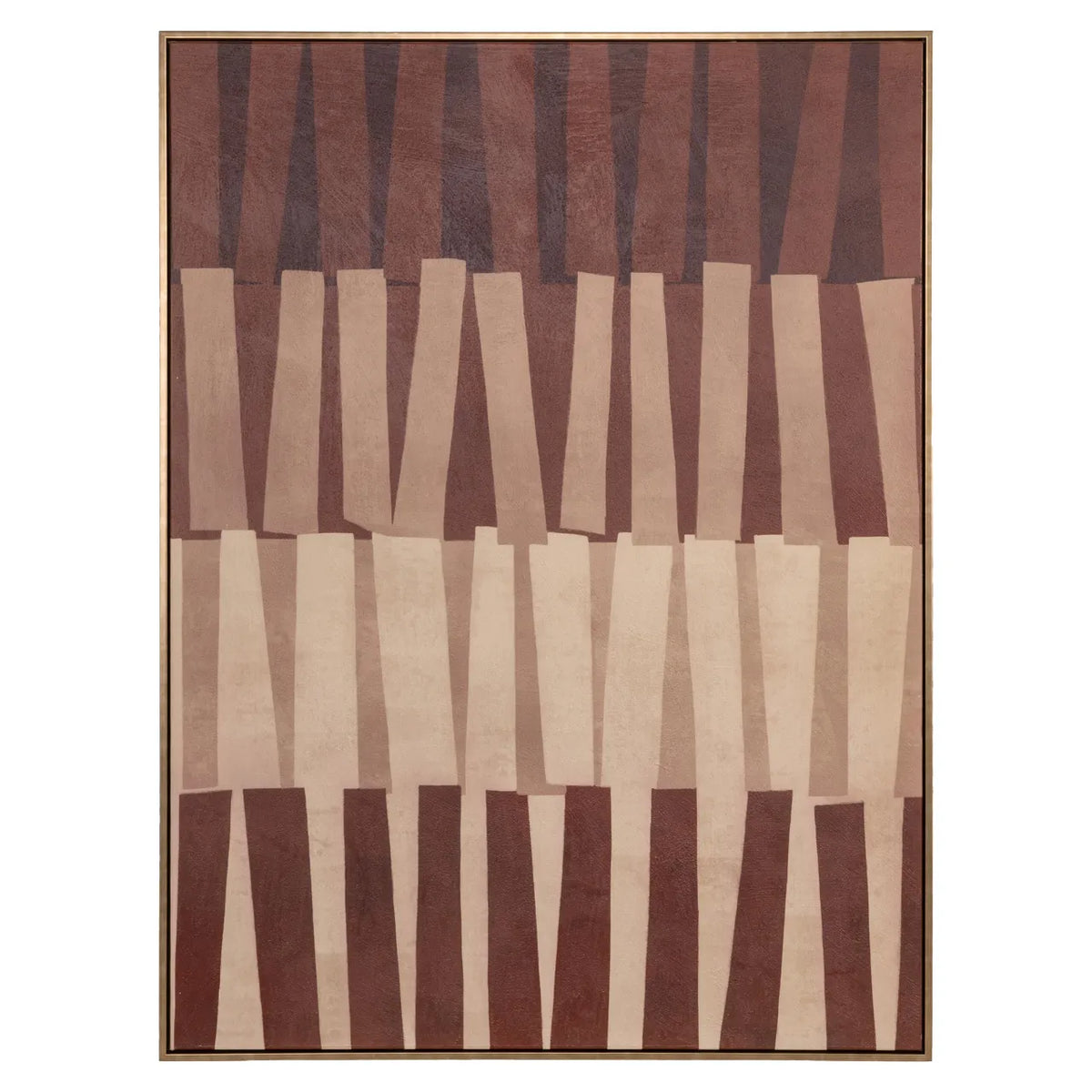 Richmond Interiors Voga Brown Canvas Wall Art
