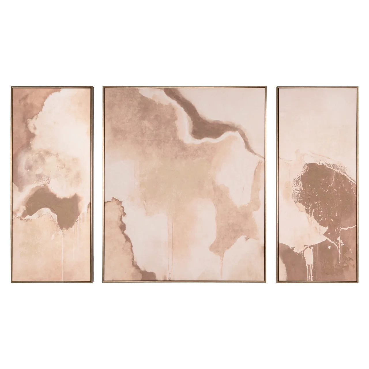 Richmond Interiors Liberty Brown Canvas Wall Art