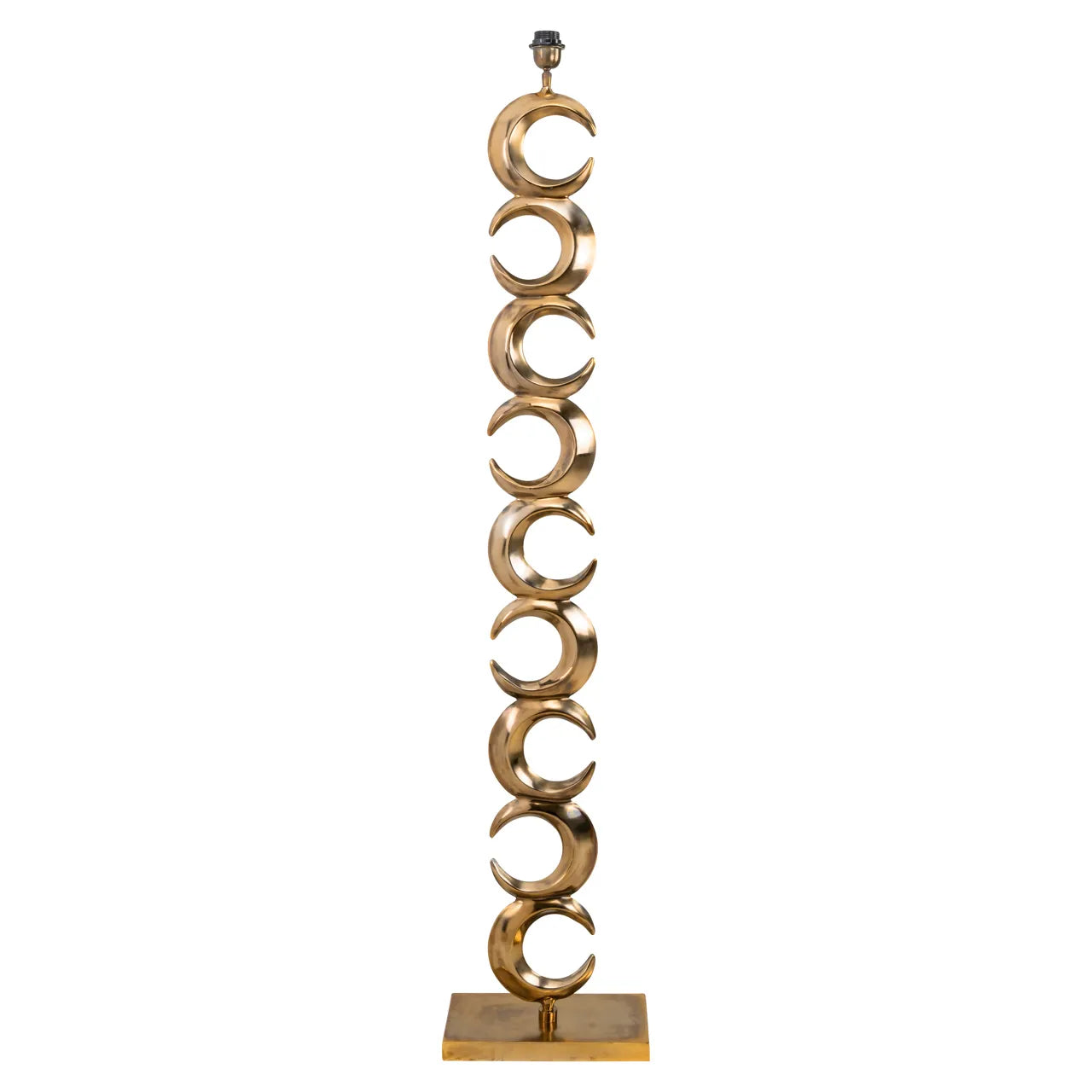 Richmond Interiors Amina Antique Brass Floor Lamp