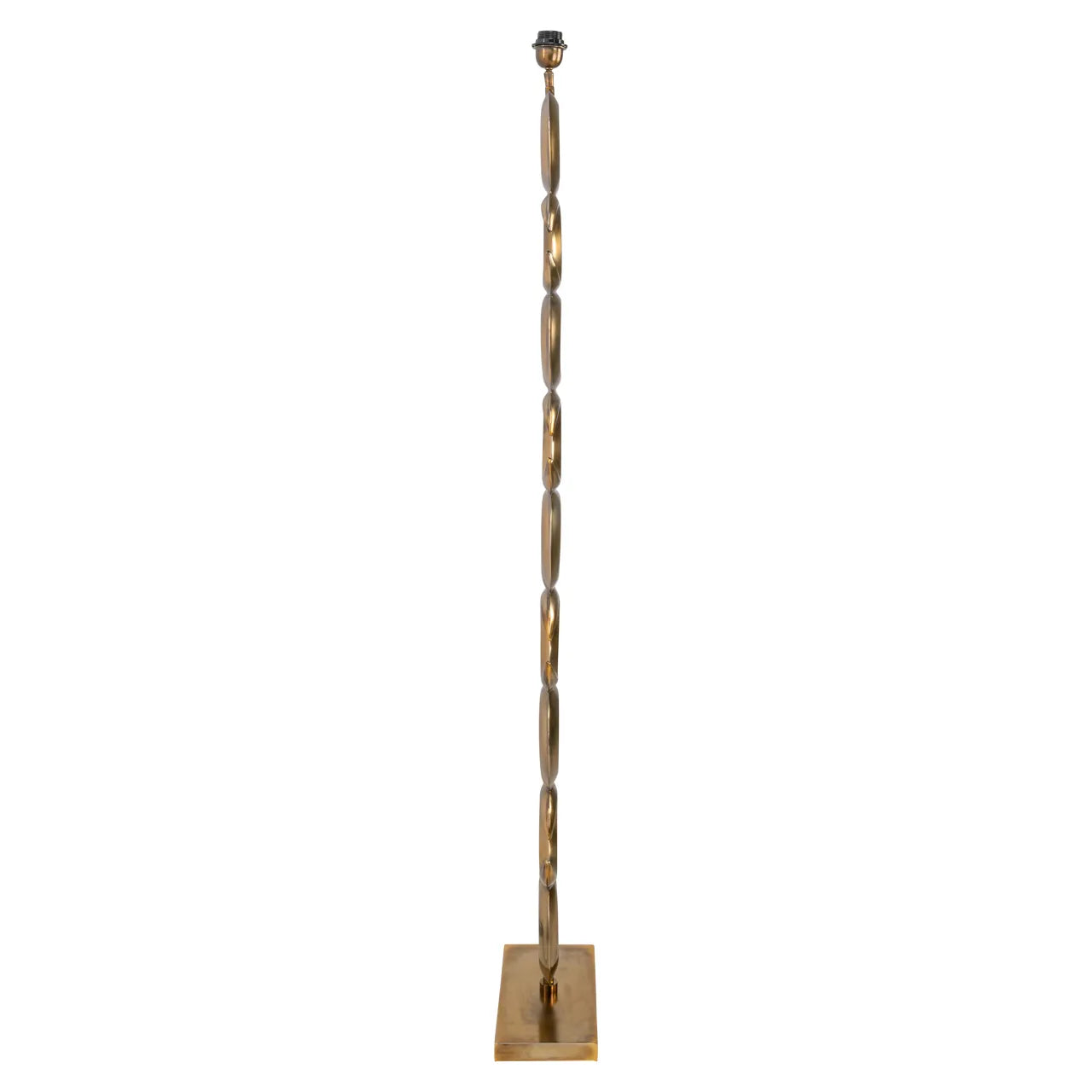 Richmond Interiors Amina Antique Brass Floor Lamp