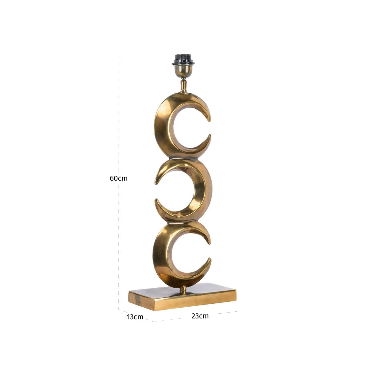 Richmond Interiors Amina Antique Brass Table Lamp