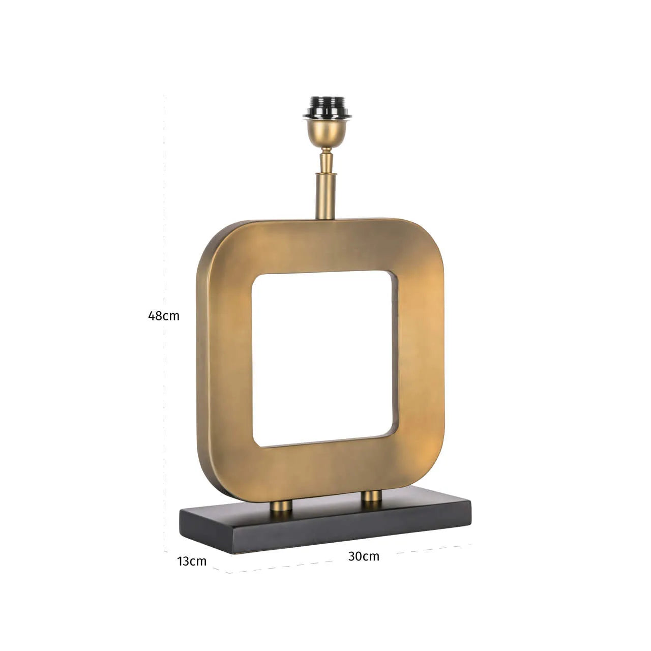 Richmond Interiors Park Antique Brass Table Lamp