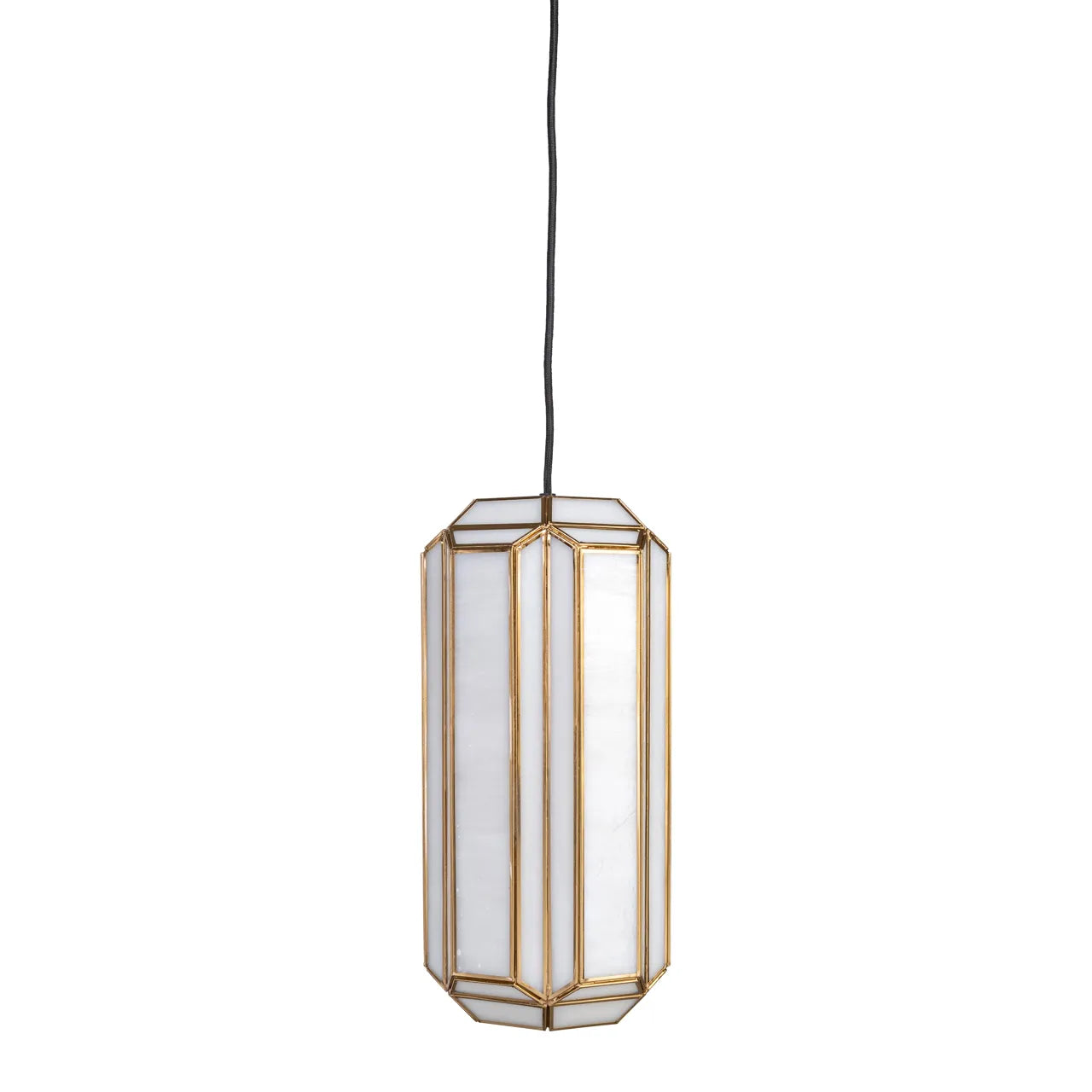 Richmond Interiors Elona Antique Brass Glass Chandelier