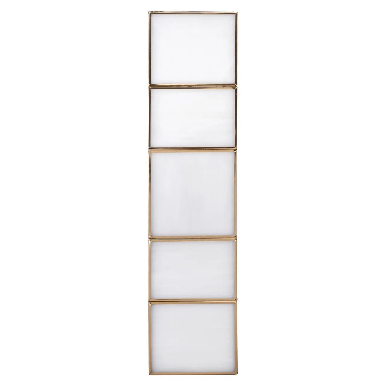 Richmond Interiors Livia Antique Brass Glass Wall Light Large