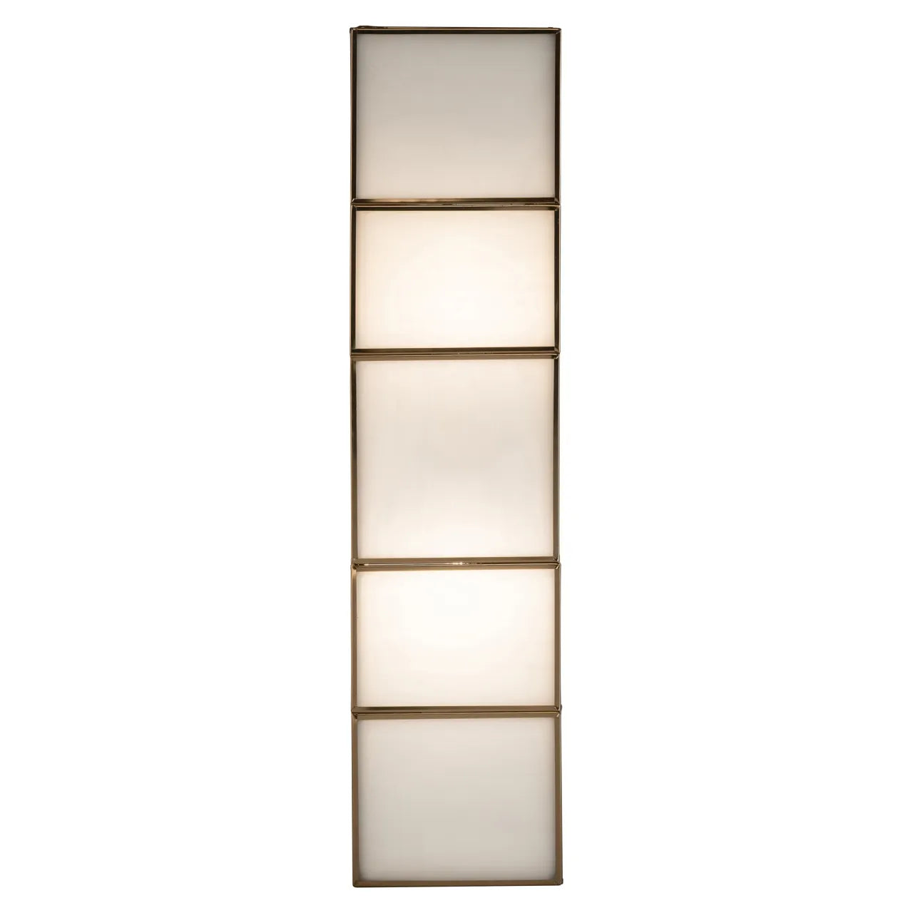 Richmond Interiors Livia Antique Brass Glass Wall Light Large