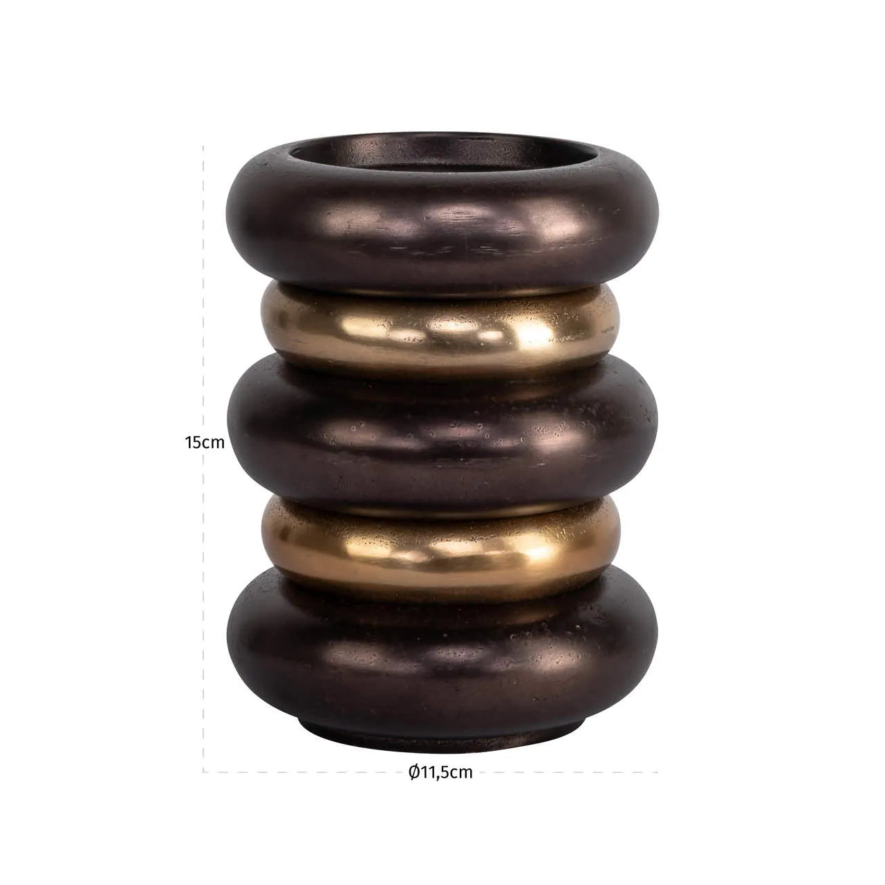 Richmond Interiors Eve Bronze Candle Holder Small