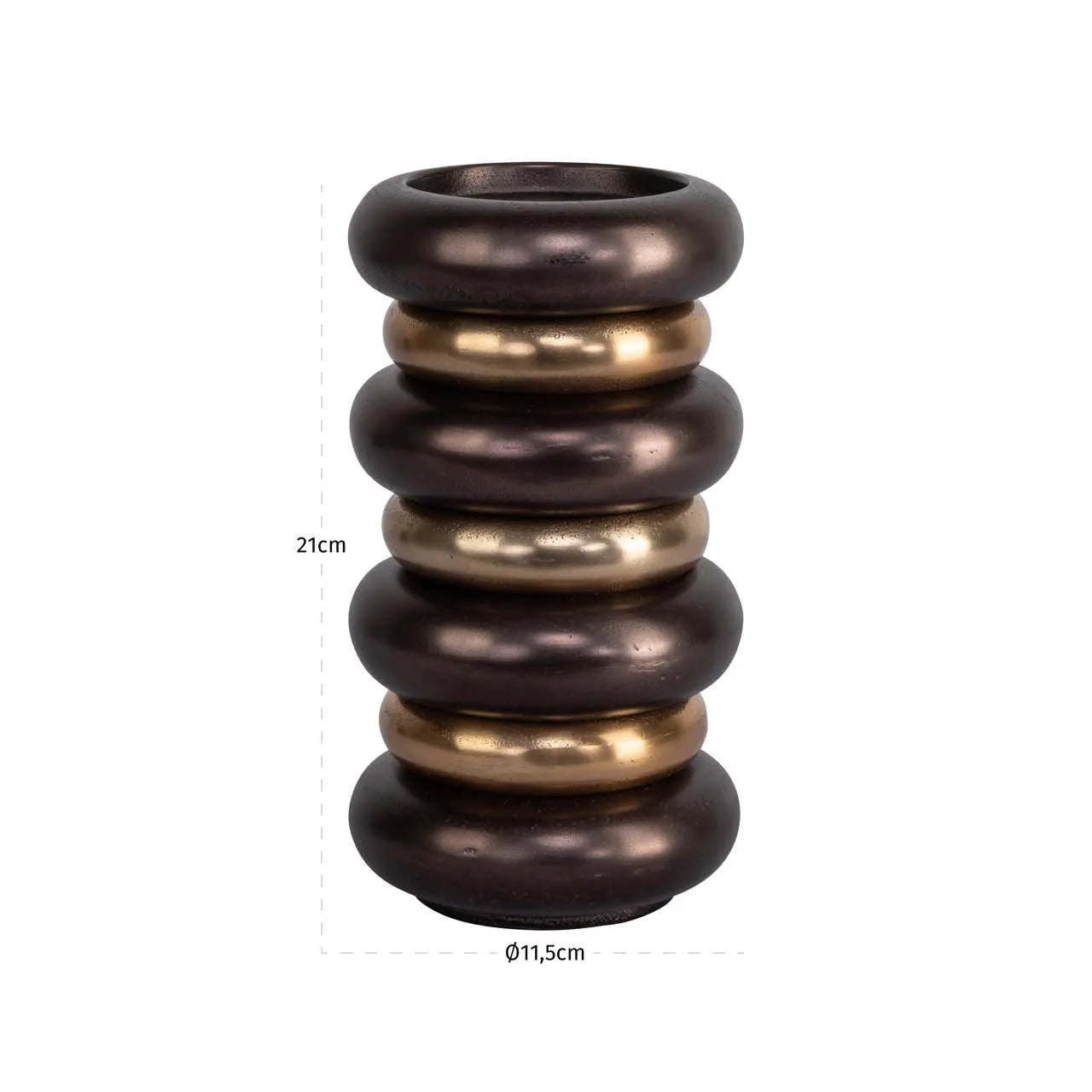 Richmond Interiors Eve Bronze Candle Holder Large