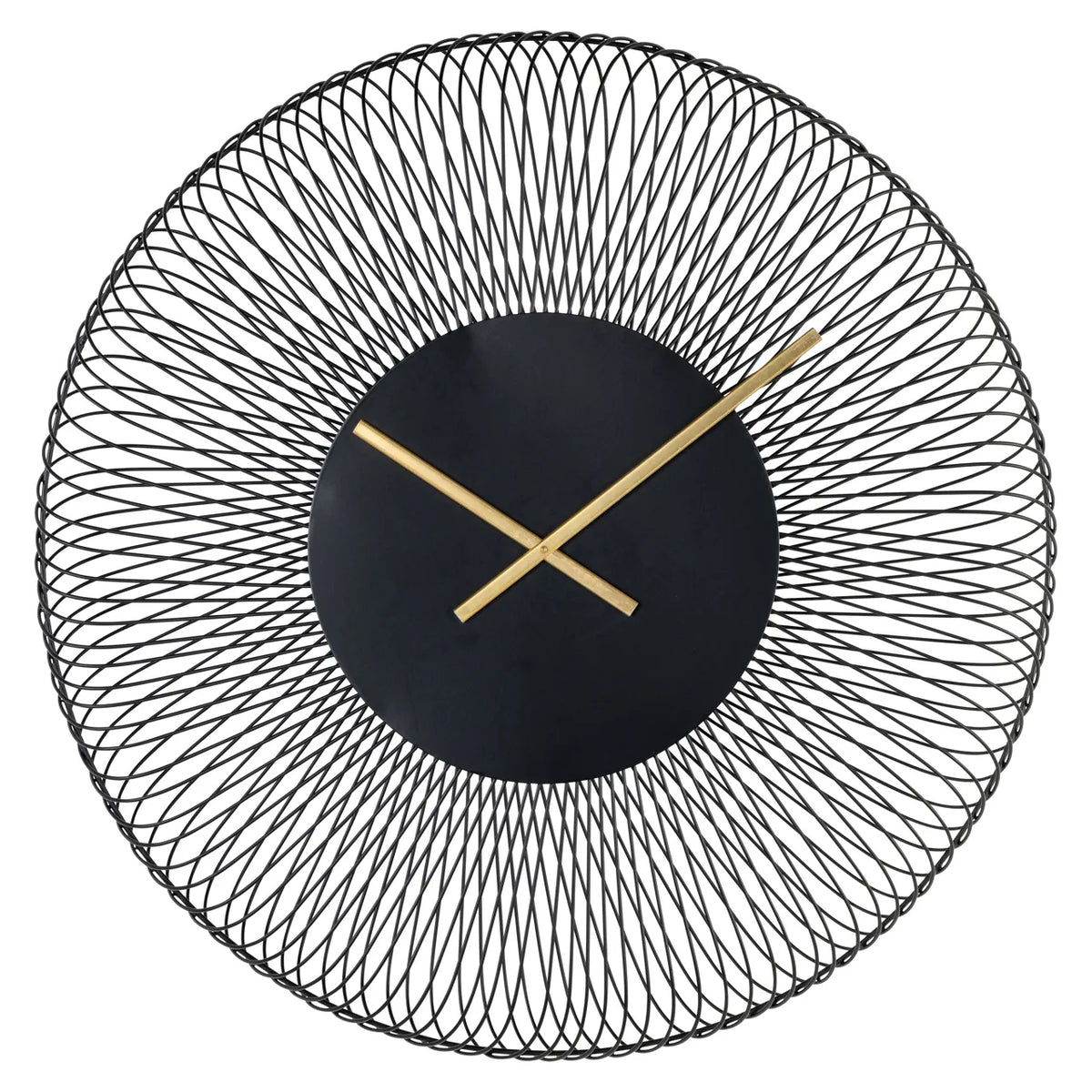 Richmond Interiors Blunt Black Wall Clock