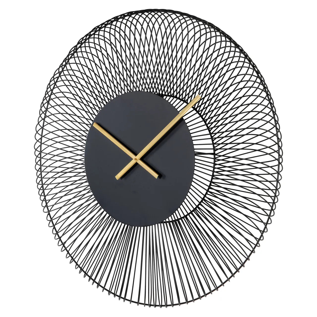 Richmond Interiors Blunt Black Wall Clock