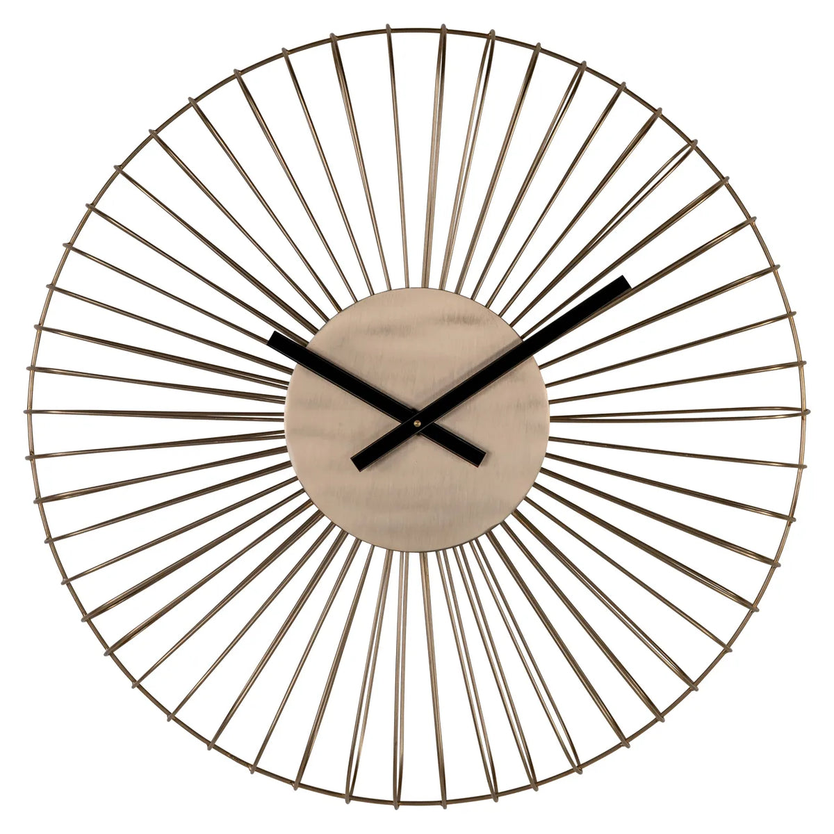 Richmond Interiors Wirle Gold Wall Clock