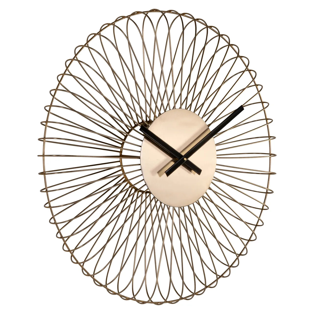 Richmond Interiors Wirle Gold Wall Clock