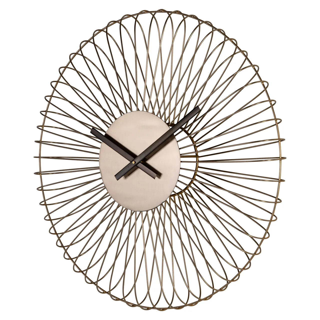 Richmond Interiors Wirle Gold Wall Clock
