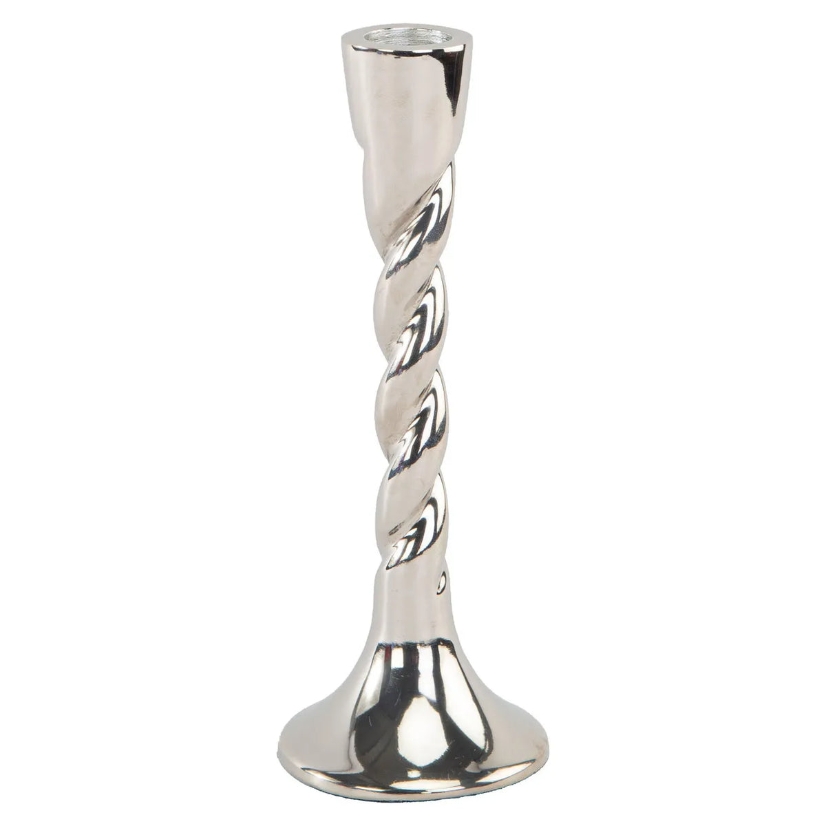 Richmond Interiors Crillon Silver Candle Holder Small