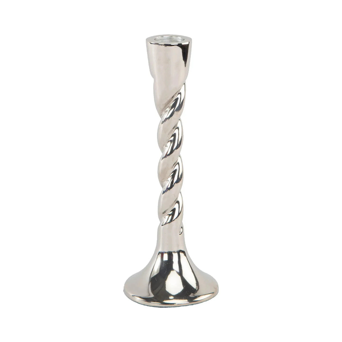 Richmond Interiors Crillon Silver Candle Holder Small