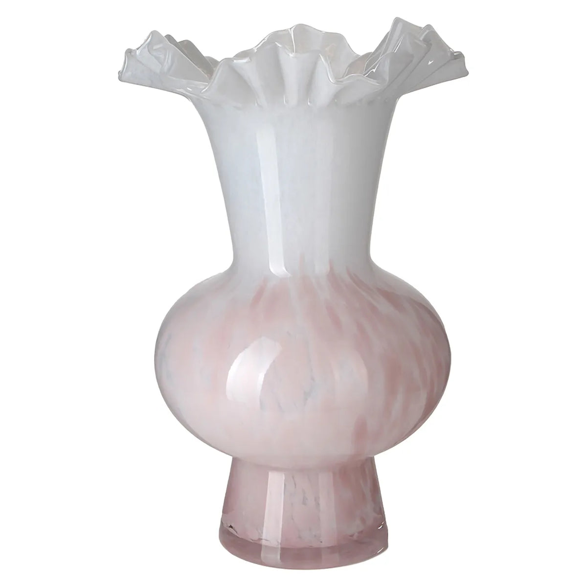 Richmond Interiors Vola Pink Glass Vase