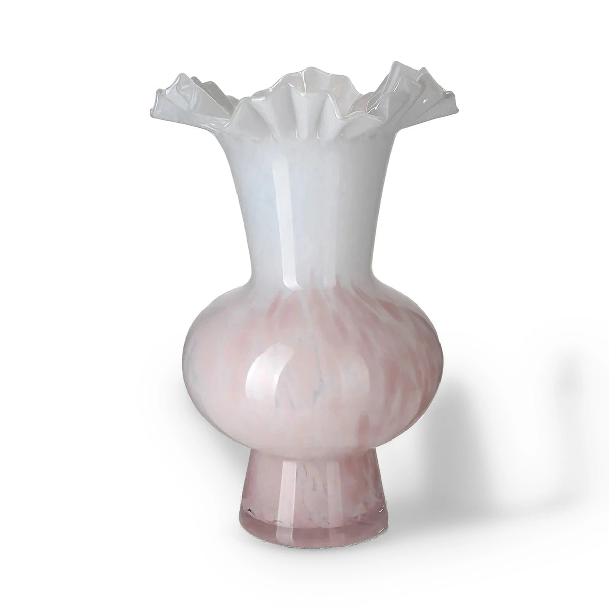 Richmond Interiors Vola Pink Glass Vase