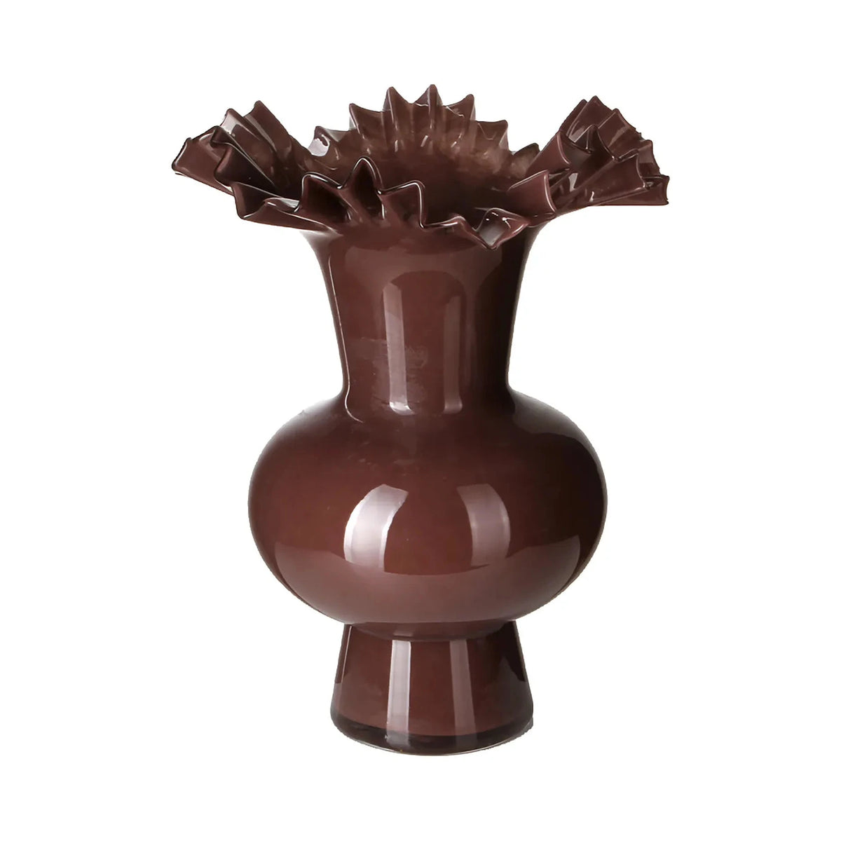 Richmond Interiors Mira Brown Glass Vase