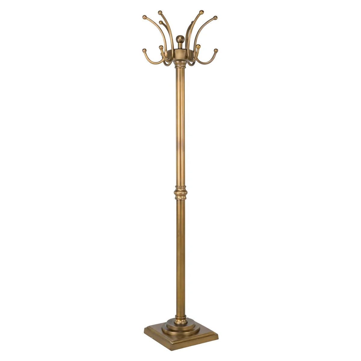 Richmond Interiors Darwy Antique Brass Coat Rack