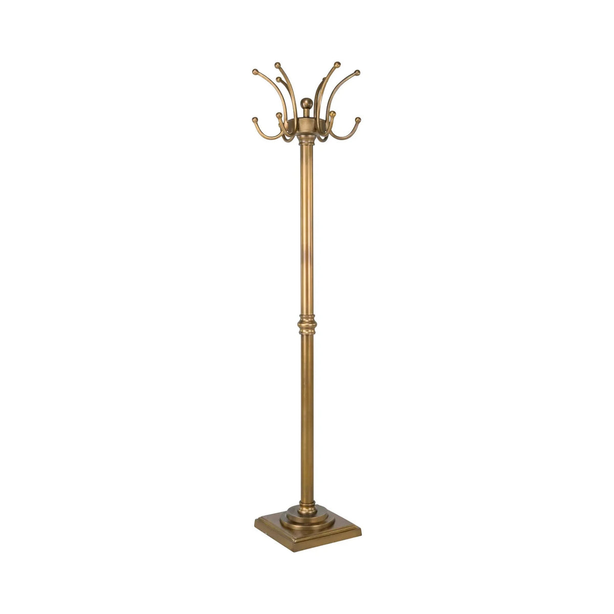 Richmond Interiors Darwy Antique Brass Coat Rack
