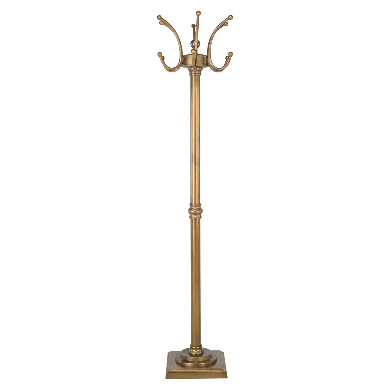 Richmond Interiors Darwy Antique Brass Coat Rack