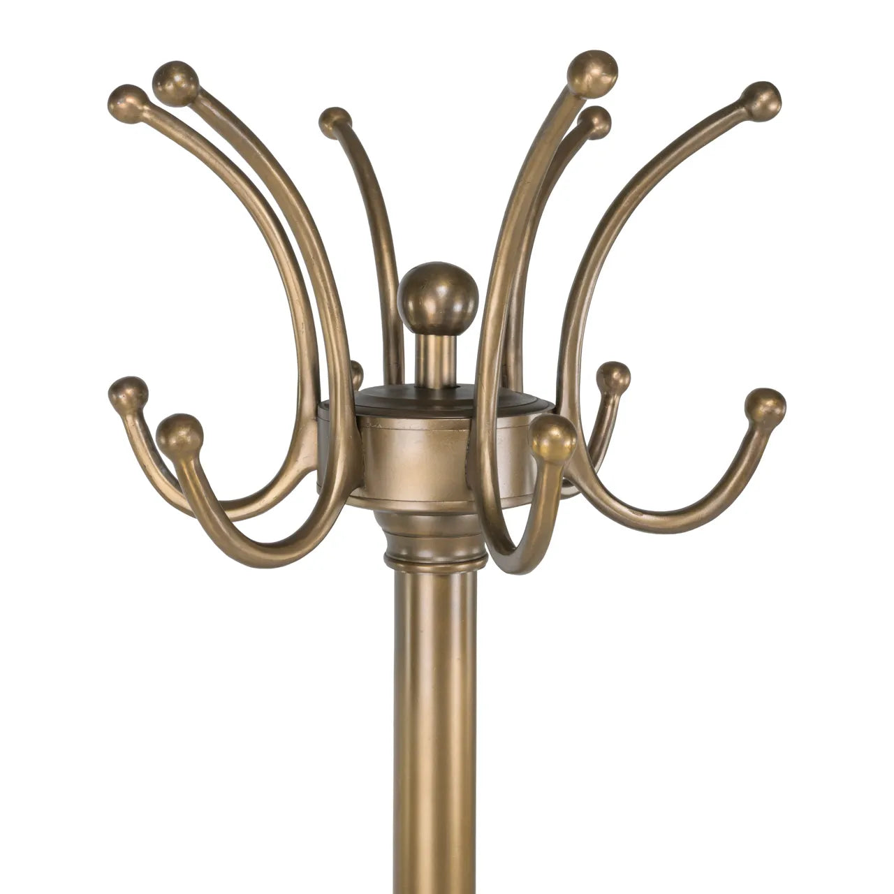 Richmond Interiors Darwy Antique Brass Coat Rack