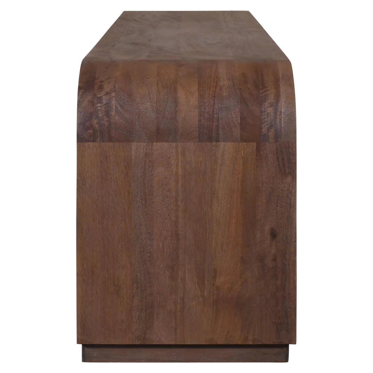 Richmond Interiors Baldwin Spice Brown Mango Wood TV Unit