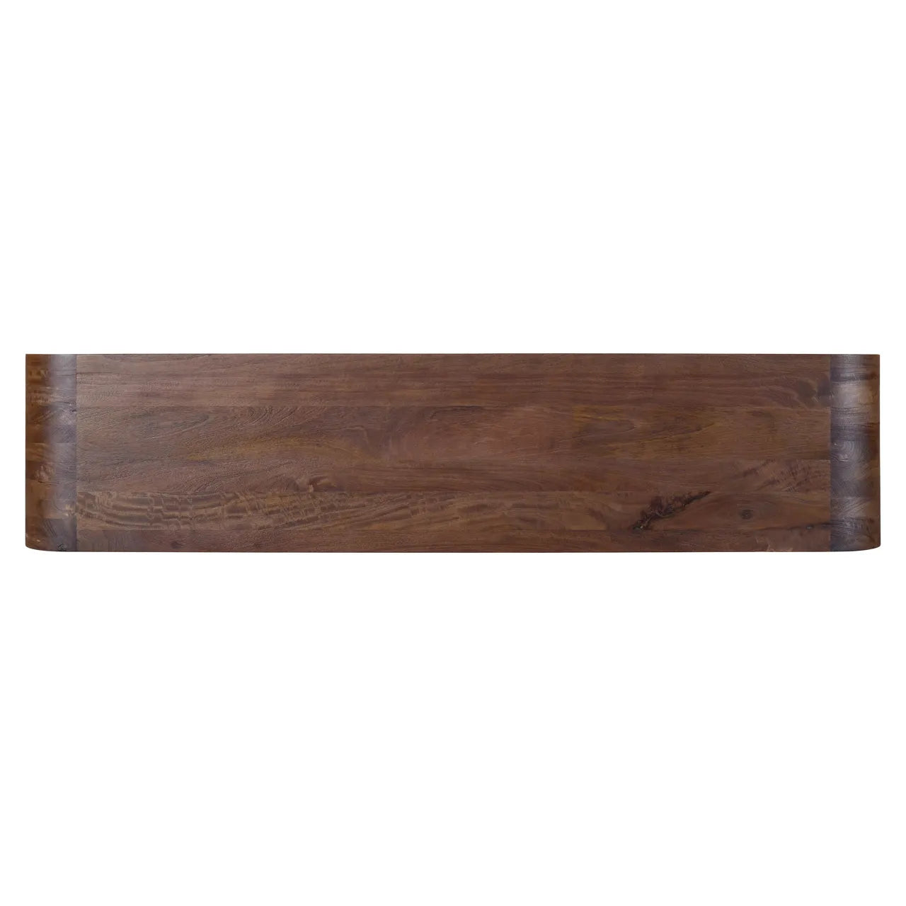 Richmond Interiors Baldwin Spice Brown Mango Wood TV Unit