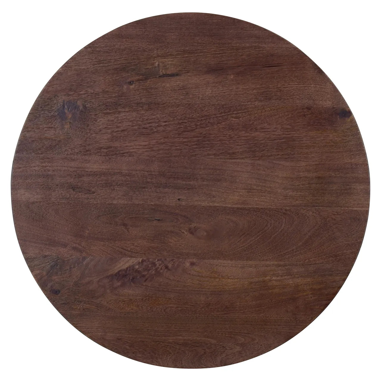 Richmond Interiors Baldwin Spice Brown Mango Wood Round Bistro Table 80cm