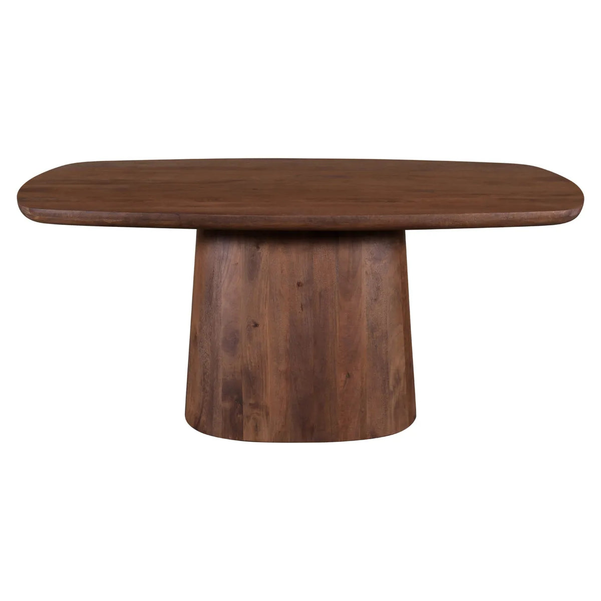 Richmond Interiors Baldwin Spice Brown Mango Wood Dining Table