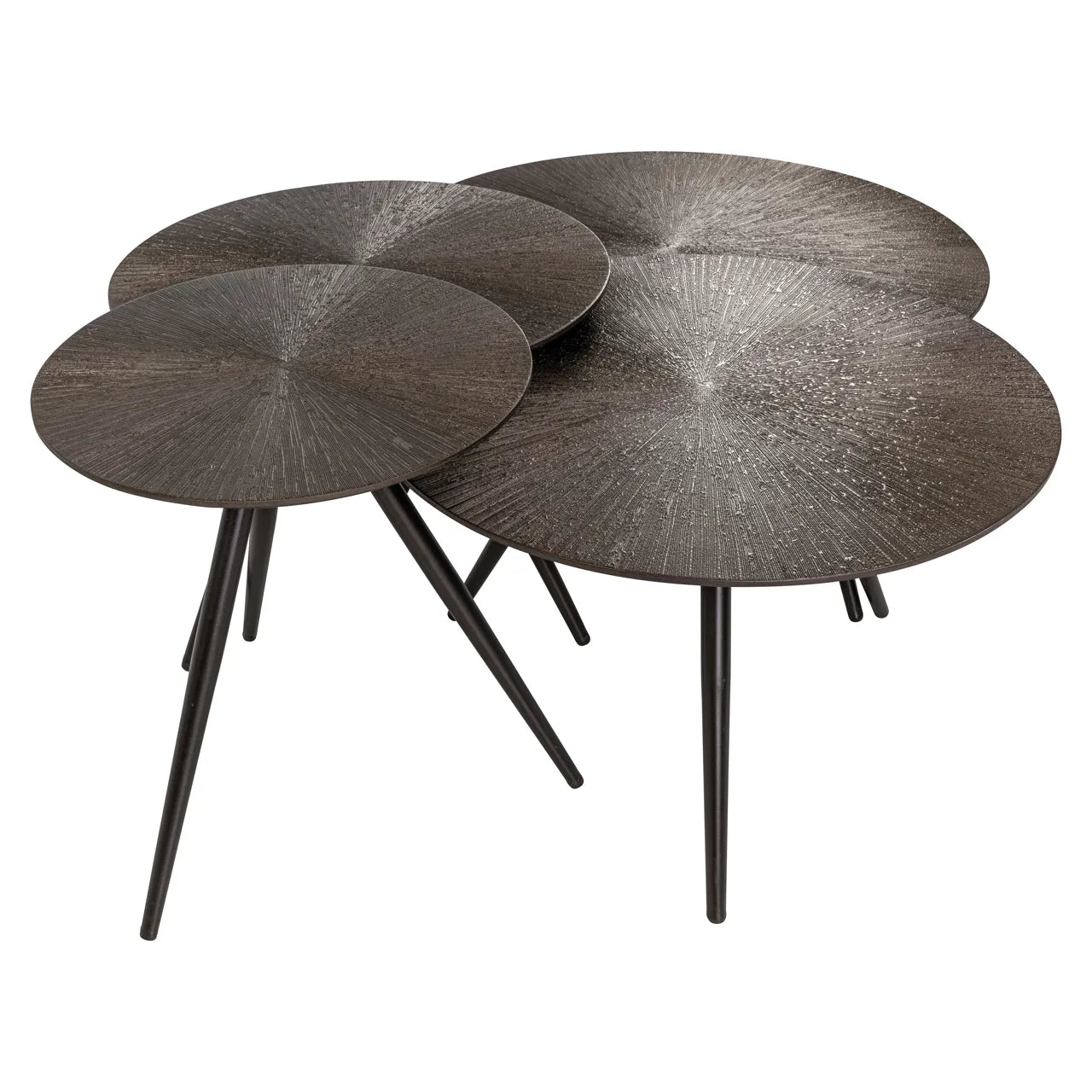 Richmond Interiors Quadra Brunzae Set of 4 Coffee Tables