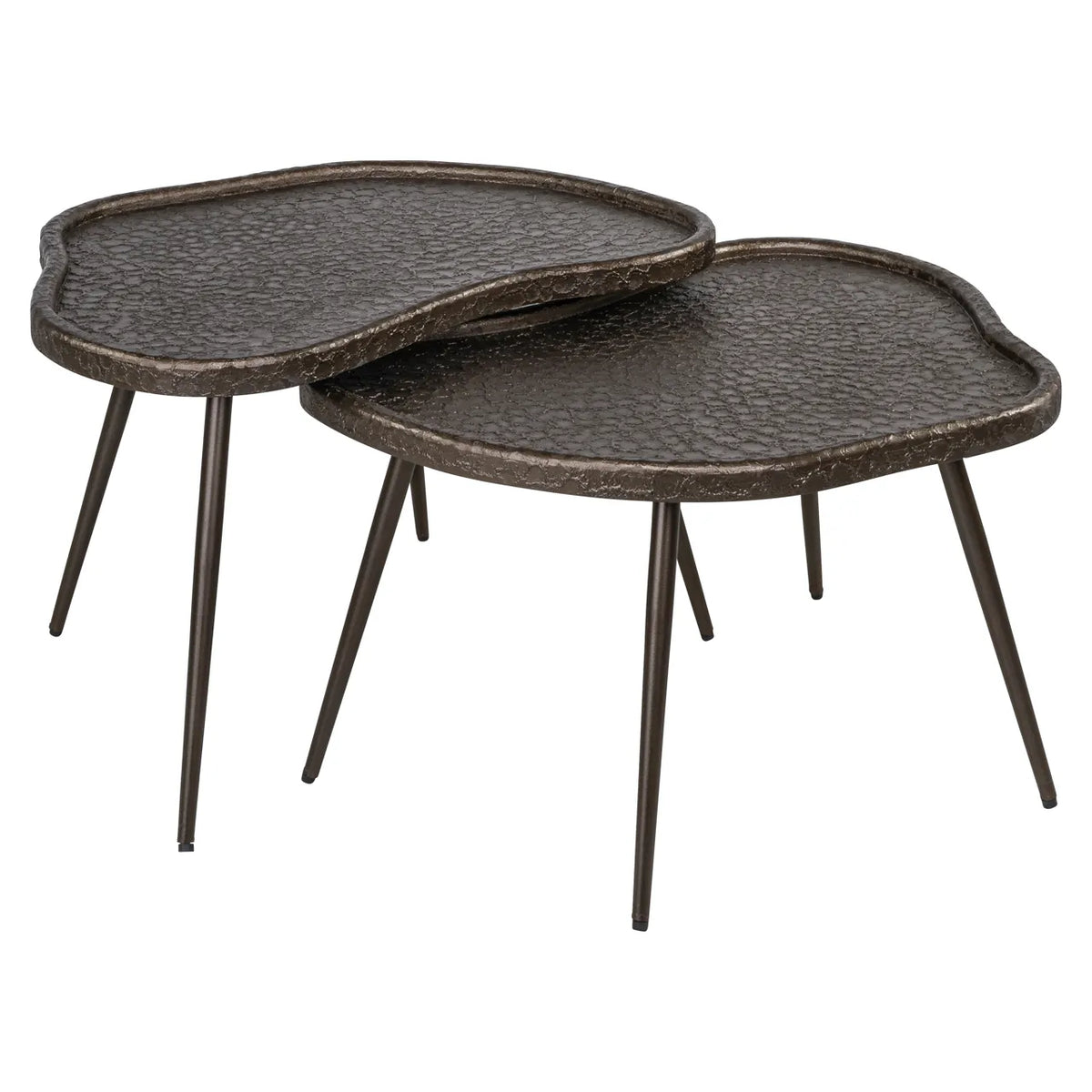 Richmond Interiors Set of 2 Bean Brunzae Coffee Tables