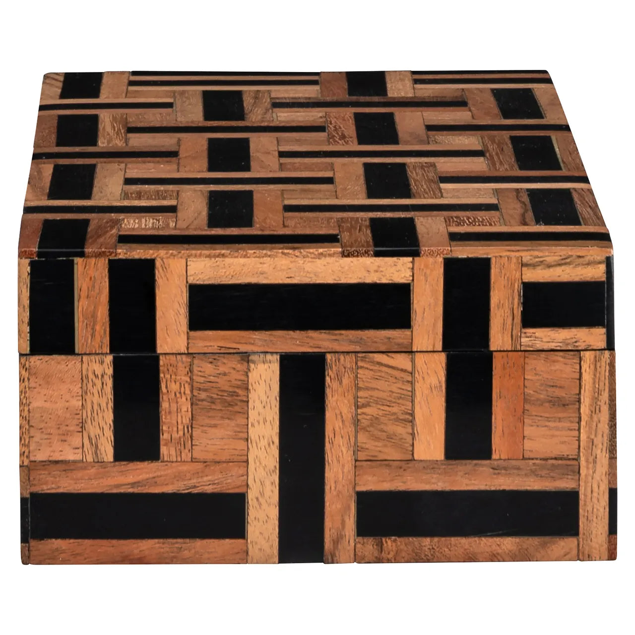 Richmond Interiors Floor Brown Resin Storage Box Small