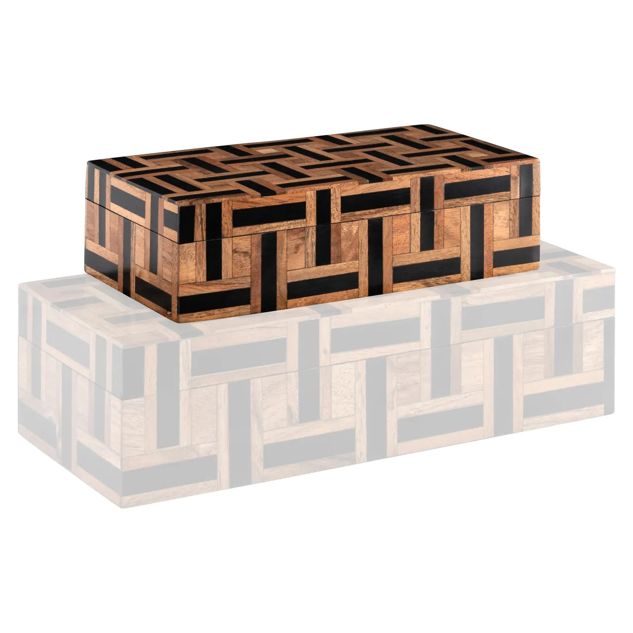 Richmond Interiors Floor Brown Resin Storage Box Small