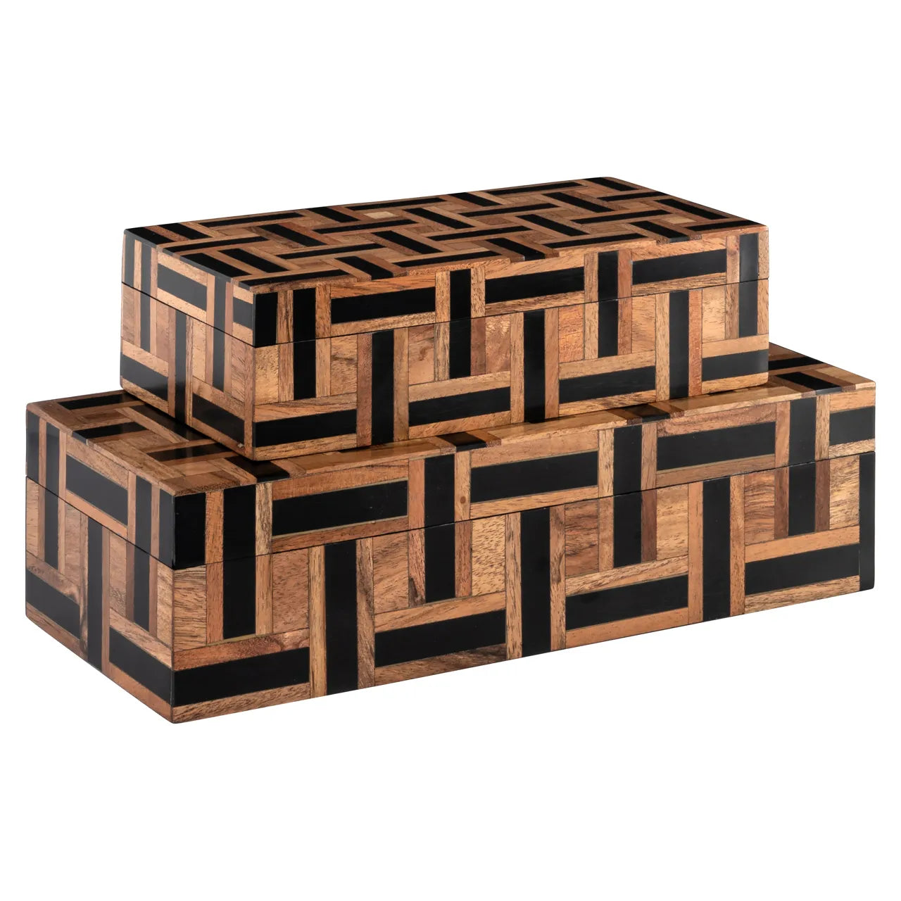 Richmond Interiors Floor Brown Resin Storage Box Large
