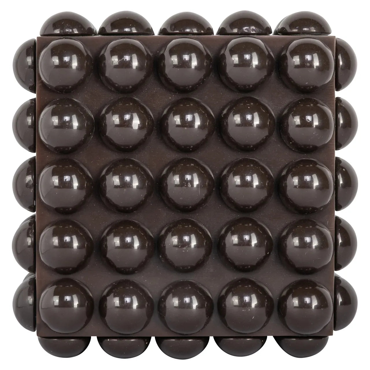 Richmond Interiors Nyx Dark Brown Resin Storage Box Small
