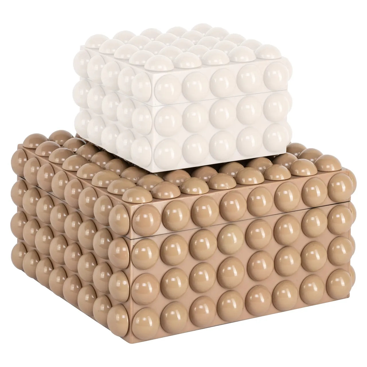 Richmond Interiors Ash Beige Resin Storage Box Large