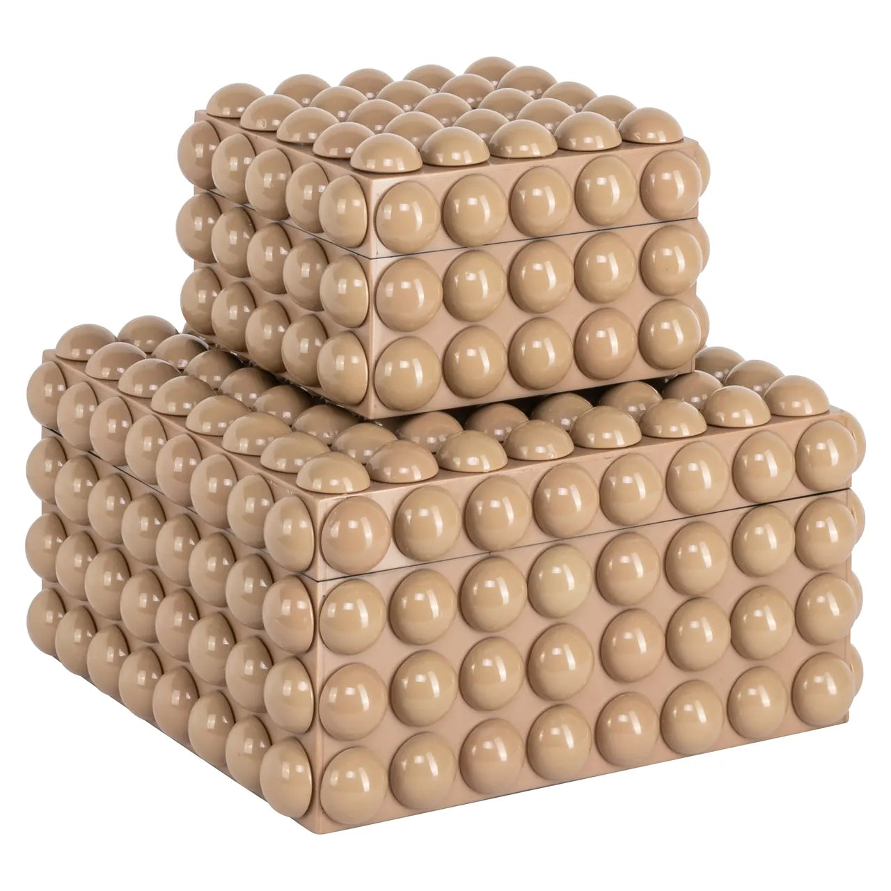 Richmond Interiors Ash Beige Resin Storage Box Large