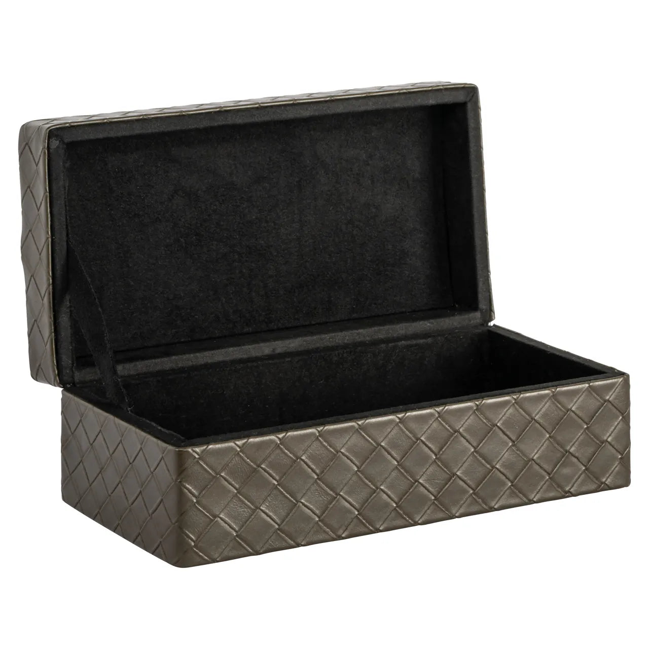 Richmond Interiors Blade Olive Faux Leather Storage Box Small