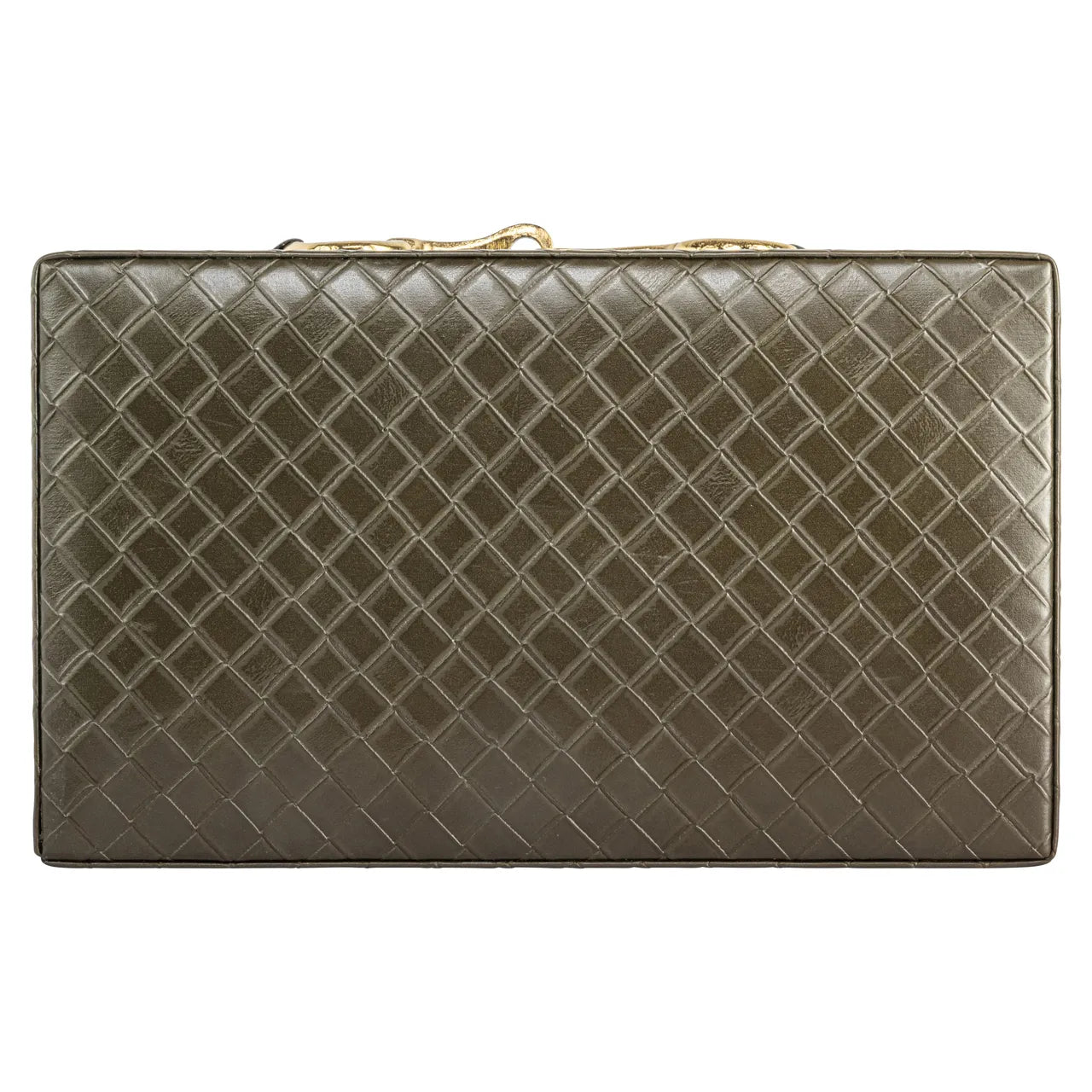 Richmond Interiors Blade Olive Faux Leather Storage Box Large