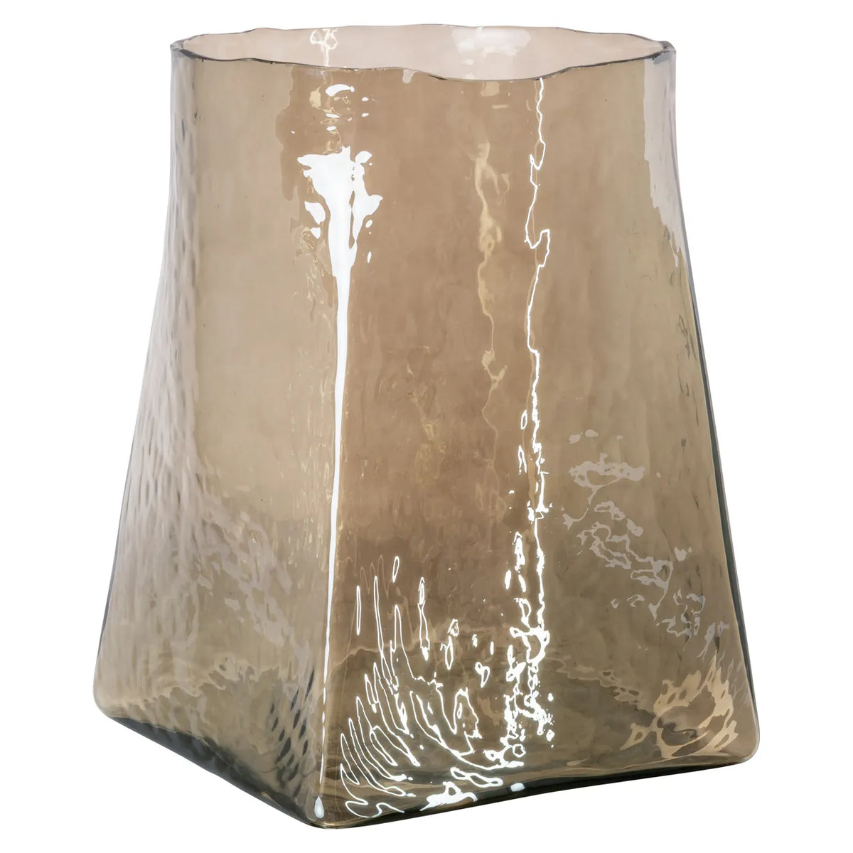 Richmond Interiors Elara Smoke Glass Vase Small