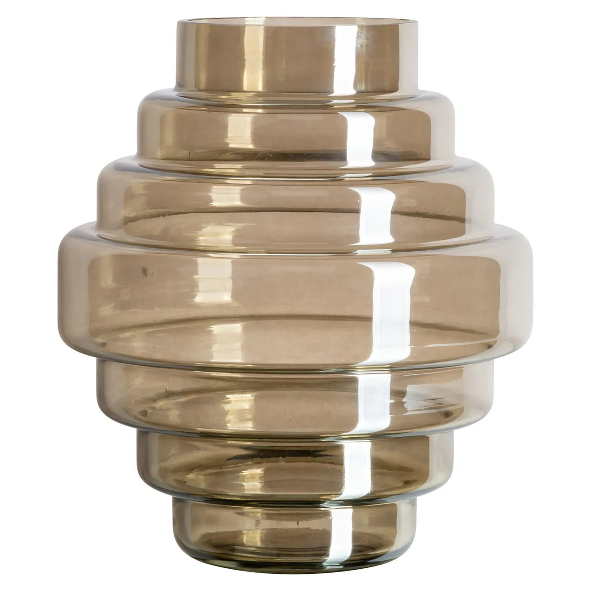Richmond Interiors Liosa Smoke Glass Vase Small