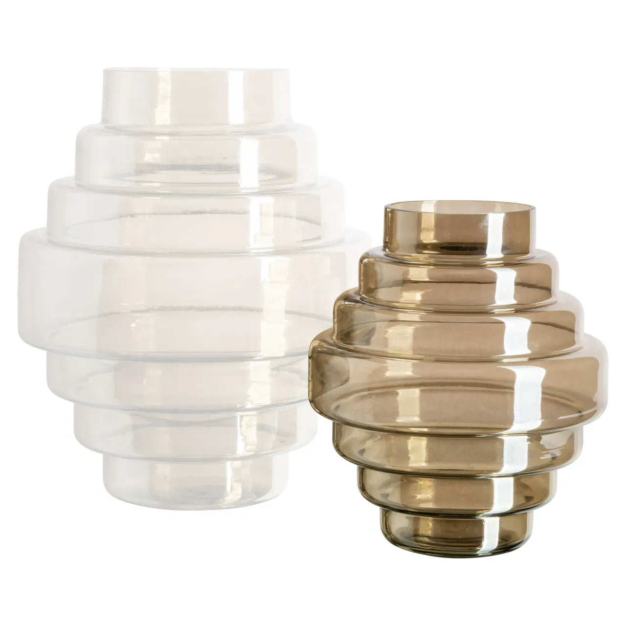 Richmond Interiors Liosa Smoke Glass Vase Small
