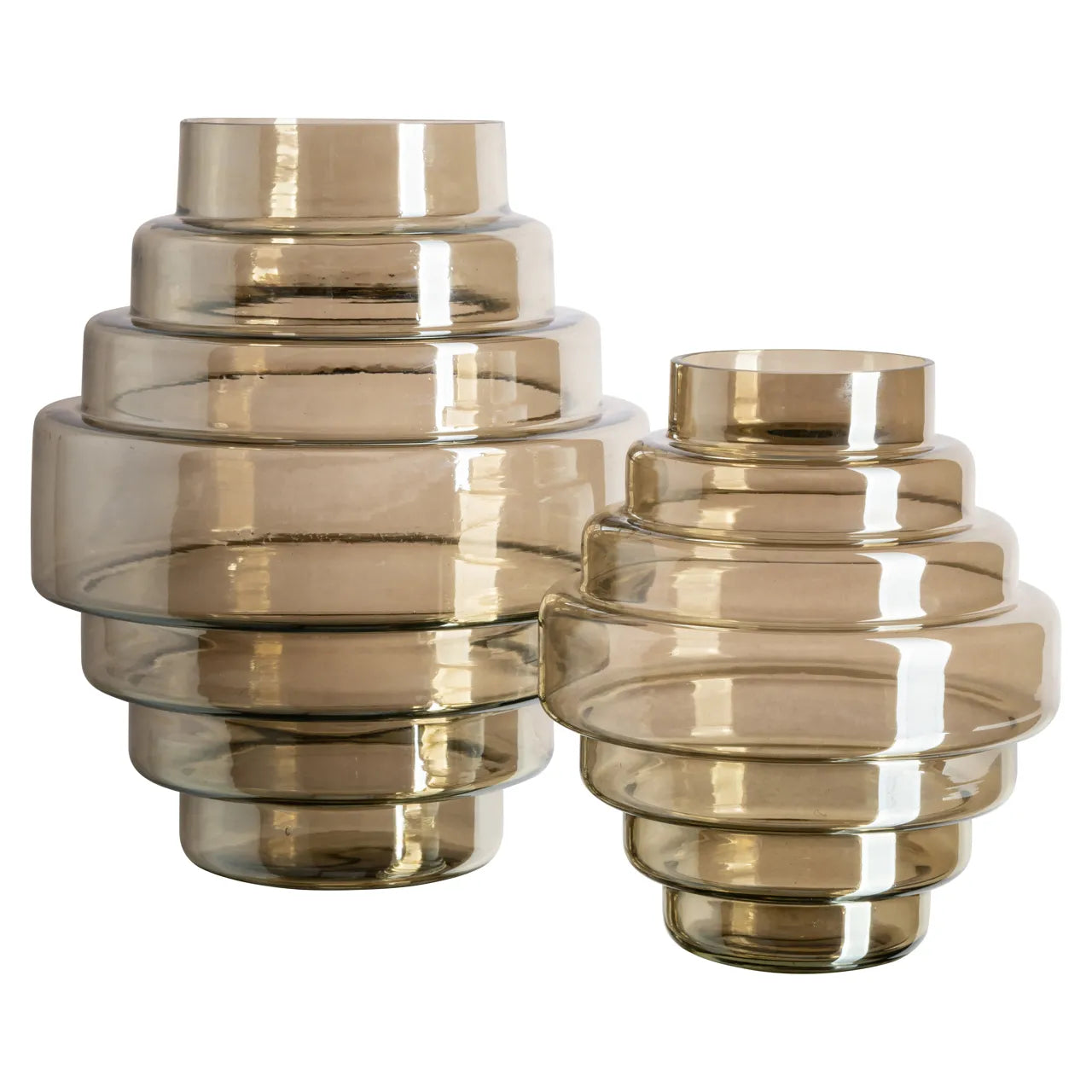 Richmond Interiors Liosa Smoke Glass Vase Small
