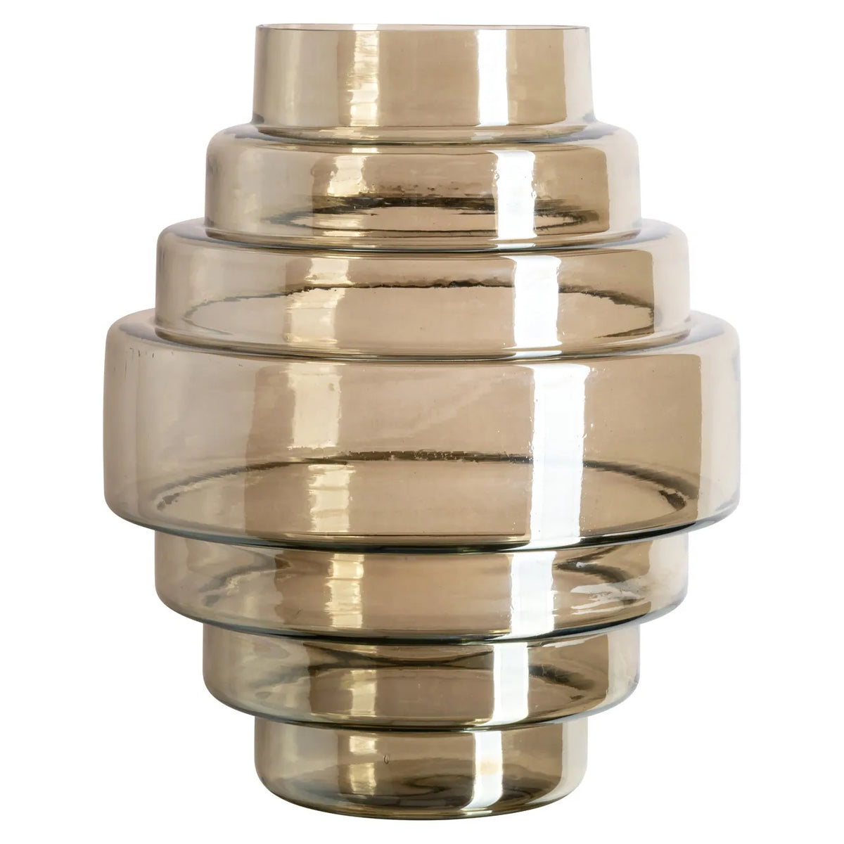 Richmond Interiors Liosa Smoke Glass Vase Large